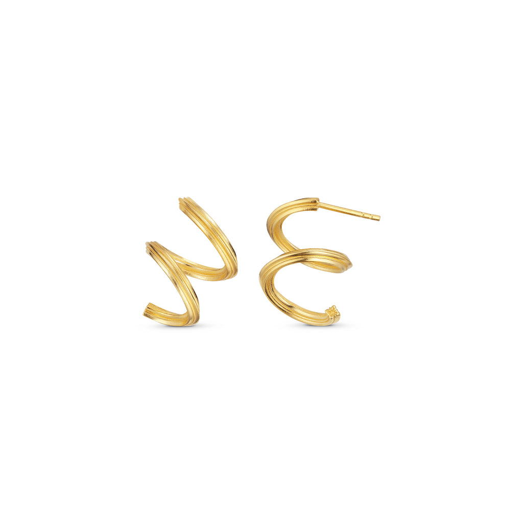 Spiralgold Ohrringe