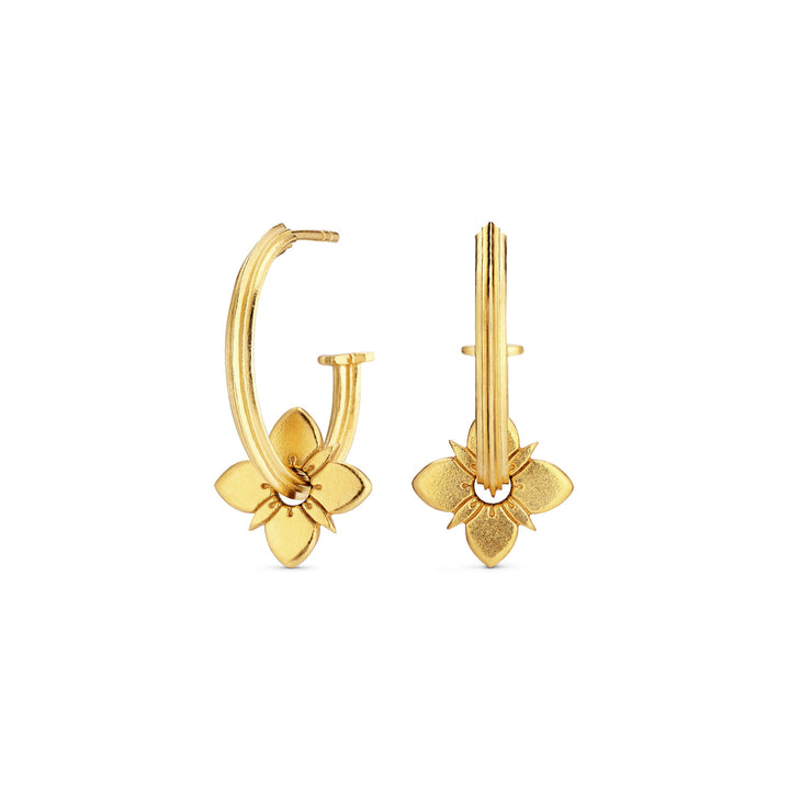 Healing Gold Plated Hoops