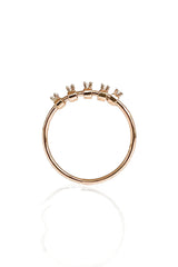 5 Bites Mobile 18K Rosegold Ring w. Diamonds