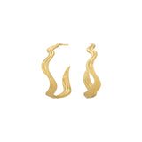 The World Gold Plated Hoops