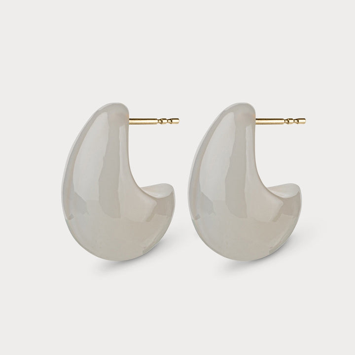 The Crescent Linings Earrings (Made to Order)