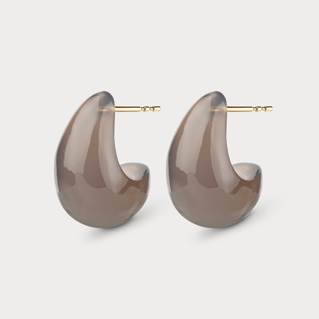 The Crescent Linings Earrings (Made to Order)