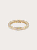Triple Diamond Eternity Band