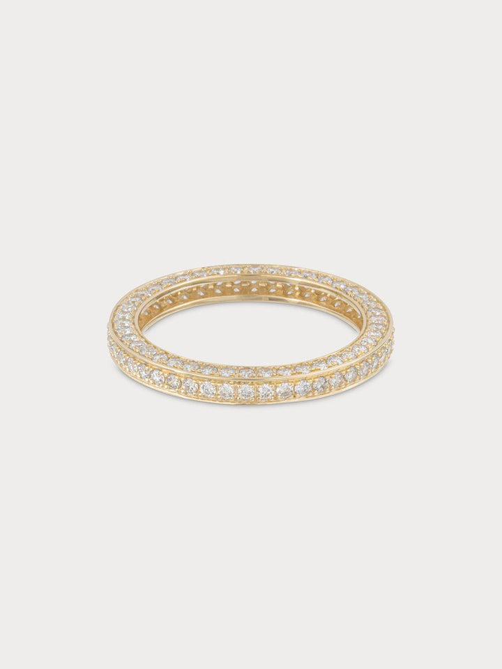 Triple Diamond Eternity Band