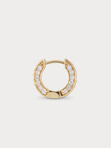 Triple Diamond Huggie - Classic