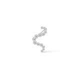 The Star Silver Earring w. Zirconia