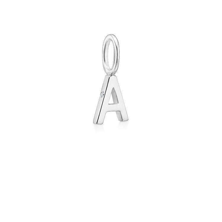 My A 18K Whitegold Pendant w. Diamond