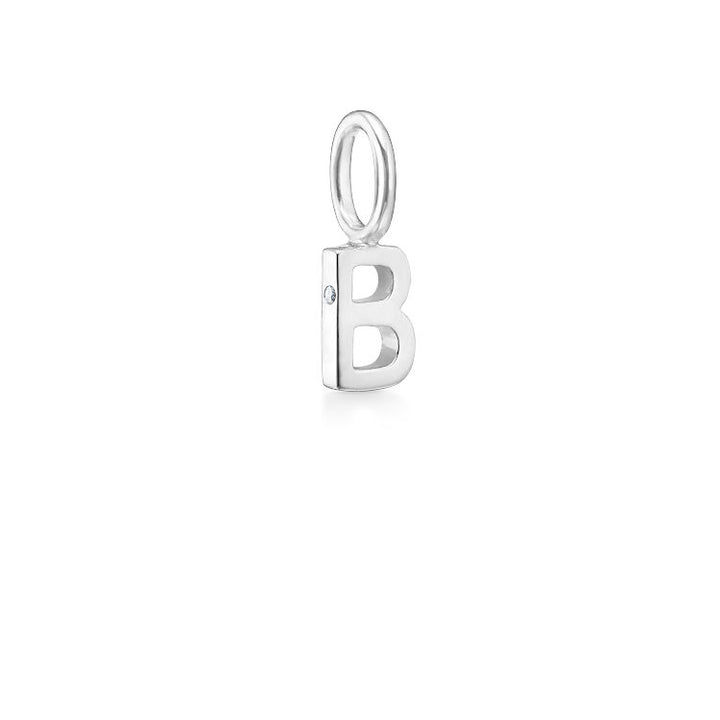 My B 18K Whitegold Pendant w. Diamond