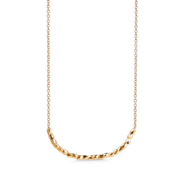 Rock Beads me 18K Guld Halskæde