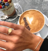 Rock Siegelring aus 18K Gold I Diamanten