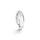 Love 4 18K White Gold Ring w. Diamonds