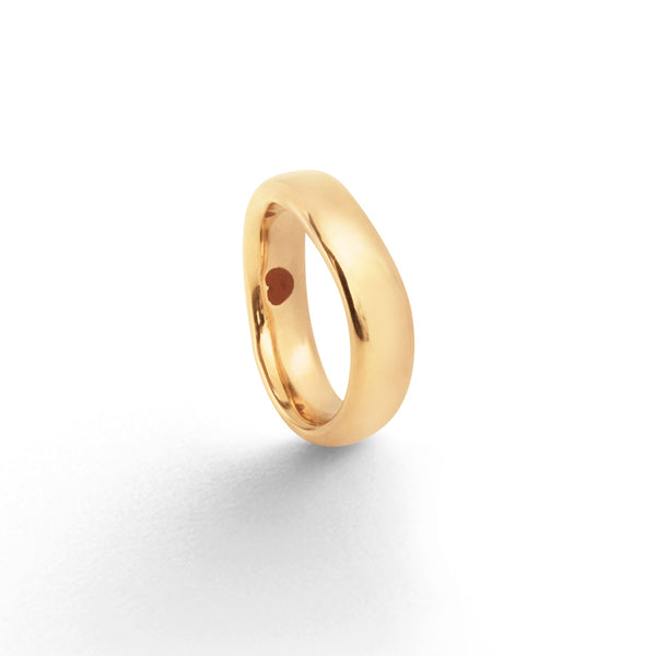 Love 6 18K Poleret Guld Ring