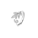 Winter Frost 18K White Gold Ring w. Diamonds