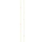 Shooting Stars 18K Gold Necklace w. Diamonds