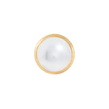 Lotus 18K Gold Studs w. Pearls