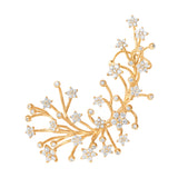 Shooting Stars 18K Gold Earring w. Diamonds