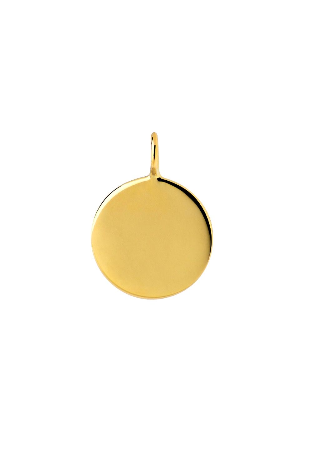 Easy Round 18K Gold Pendant