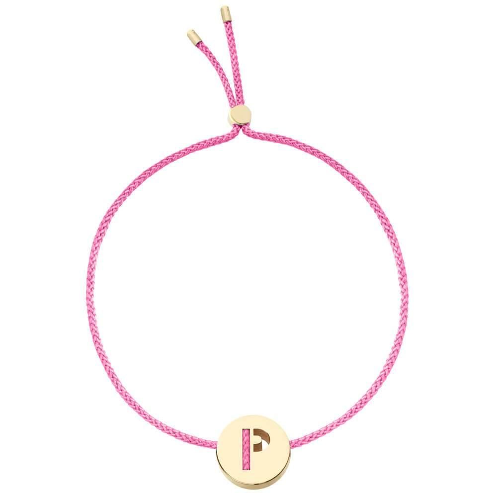 ABC's - P 18K Gold Plated Bracelet