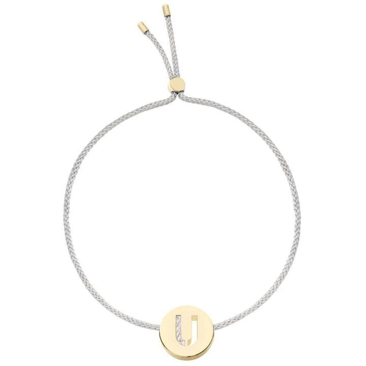 ABC's - U 18K Gold plattiert Armband