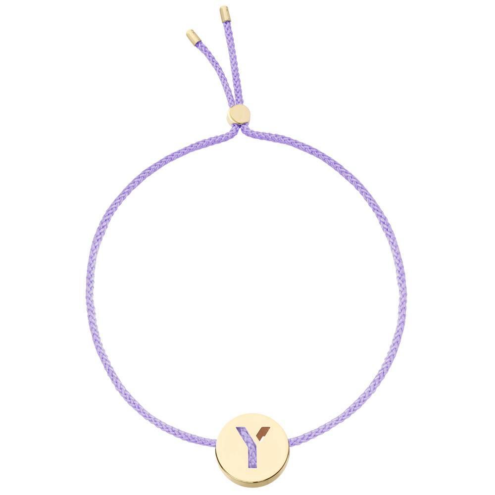 ABCs - Y 18K Gold plattiert Armband