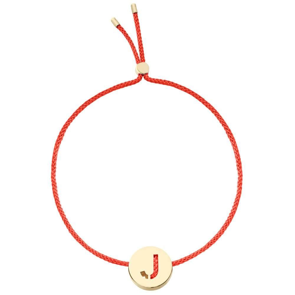 ABCs - J 18K Gold plattiert Armband