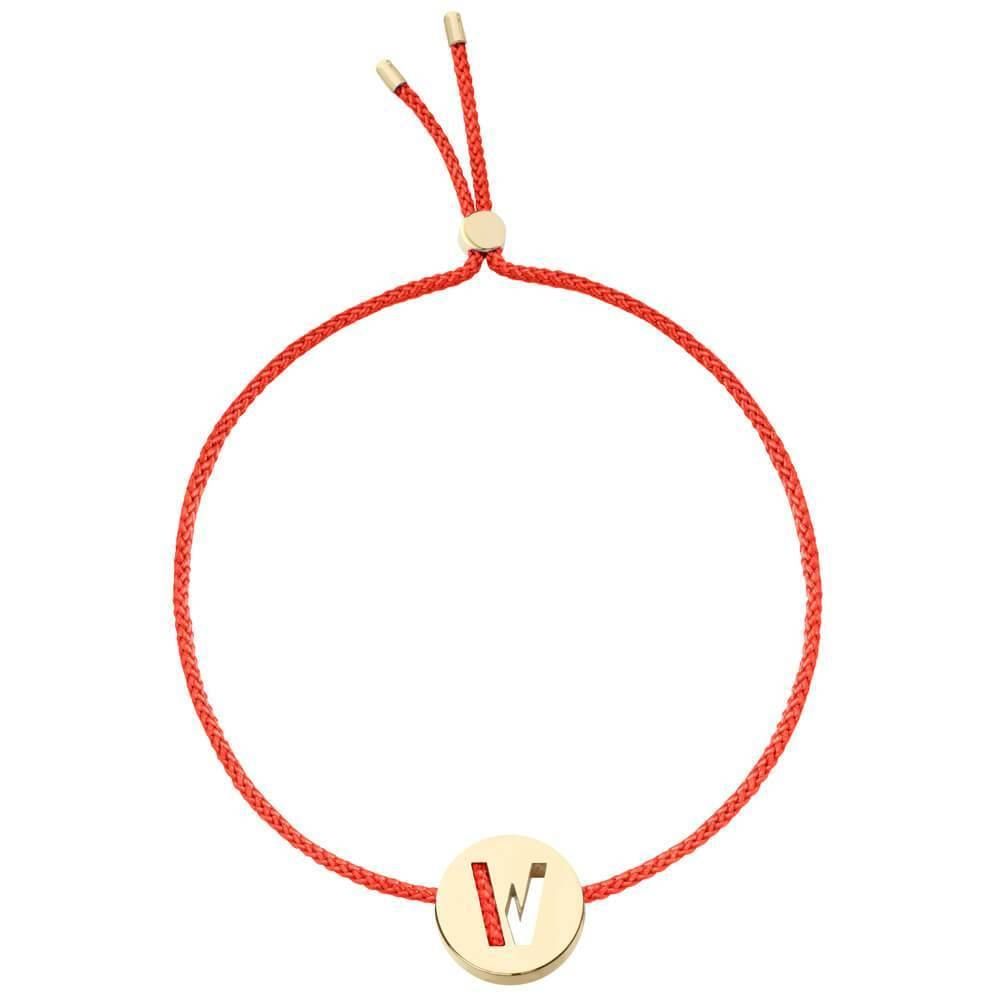 ABCs - W 18K Gold plattiert Armband