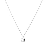 Lunar 18K Hvidguld Vedhæng m. Diamant