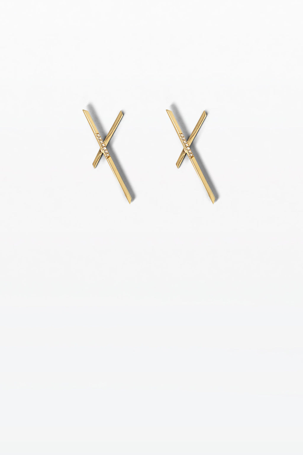 Anthology 13 18K Gold Earrings w. Diamonds