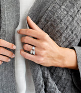 Nord Blue 18K Whitegold Ring w. Aquamarine & Diamond