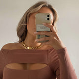 Mini Chunky Chain 24K Gold Plated Necklace