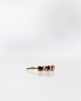 Anita Dark Chocolate 18K Gold, Whitegold or Rosegold Ring w. Diamonds