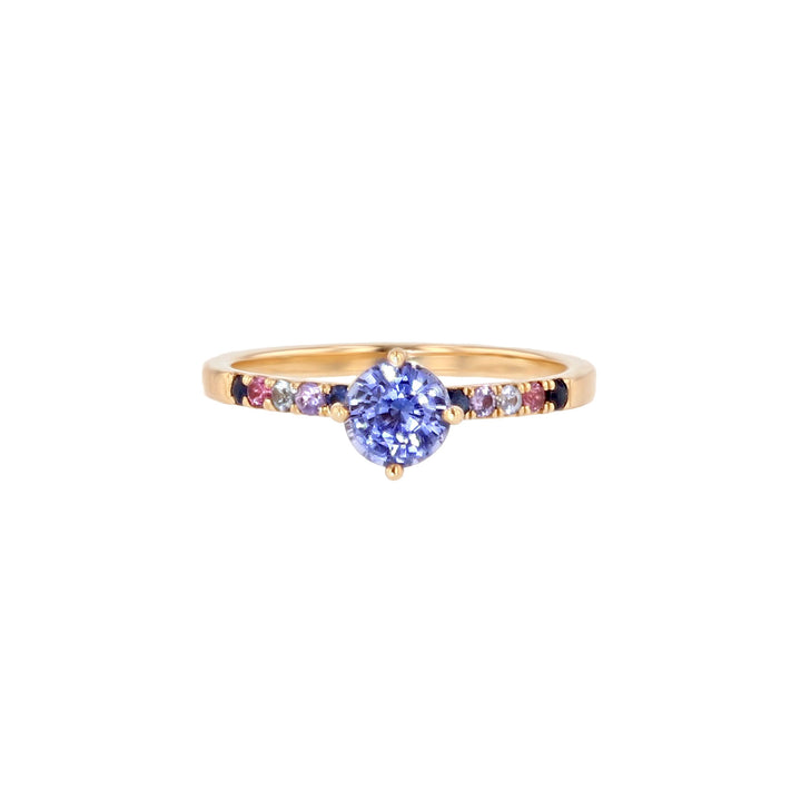 UDSOLGT Monara Nil 18K Guld Ring m. Safirer
