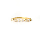 Brita 18K Gold Ring w. Diamonds