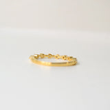 Brita 18K Gold Ring w. Diamonds