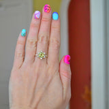 Piyali 18K Gold Ring w. Sapphire & Diamonds