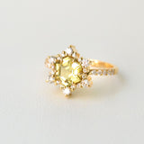 Piyali 18K Gold Ring w. Sapphire & Diamonds