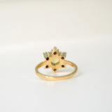 Piyali 18K Gold Ring w. Sapphire & Diamonds
