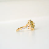 Piyali 18K Gold Ring w. Sapphire & Diamonds