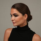 Artisia 18K Gold Earrings w. Diamonds & Rubies