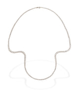 Aurora Pavé Halskette aus 18K Weißgold I Diamanten