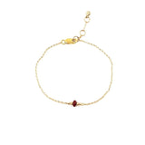 Aurora Armband 14K goldbesetzt I Tigerauge