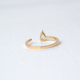 Avama Sudu 18K Gold Ring w. Sapphire