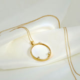 Bonoculo 18K & 22K Gold Necklace w. Diamonds