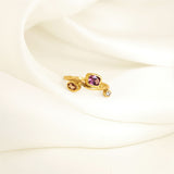 Seafire 18K & 22K Gold Ring w. Diamond & Sapphires
