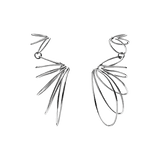 Multiple Big Hoop Earrings Silver