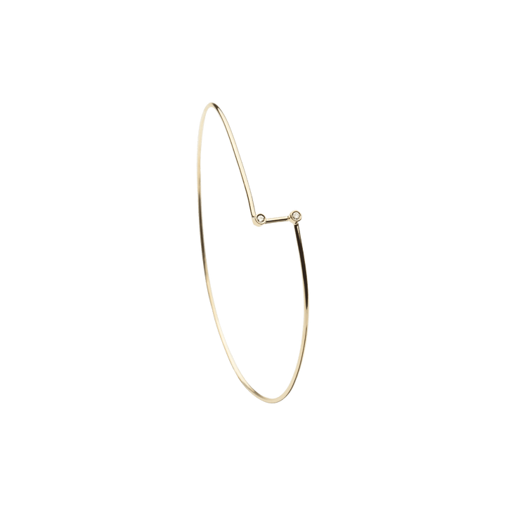 Bolt Diamond Bracelet - 14k Gold