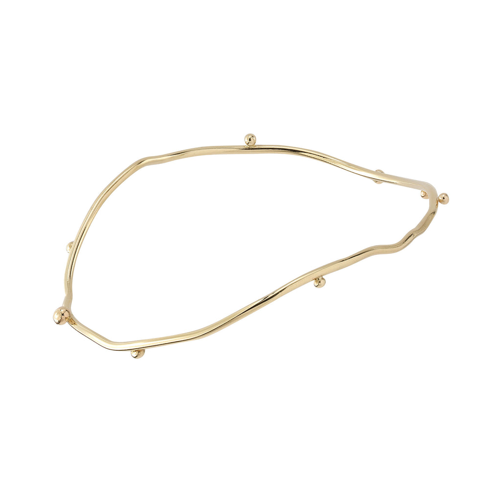 Bourgeon Floral 14K Gold Bracelet