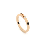 Becoming Boy 14K or 18K Rosegold Ring w. Lab-Grown Diamond