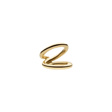 Bulky Viper Ring Gold Plated