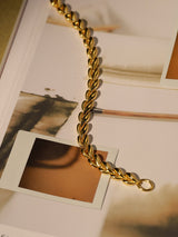 The Fishbone Chain Necklace - Bold